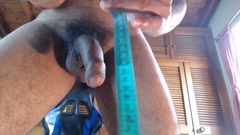 Tommhot: Measuring My Penis and My Ass with a Precum Meter -...