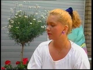 Naughty Girls: Two blonde lesbian slut in outdoor action