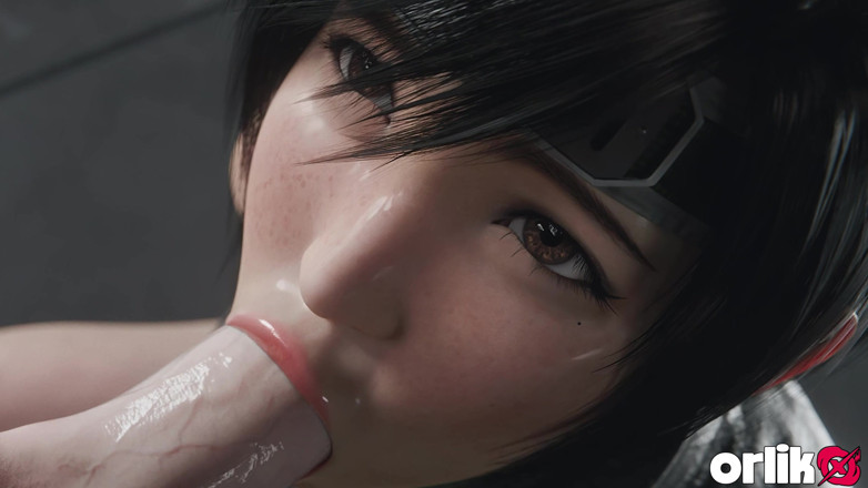 Orlikx: Yuffie Kisaragi Big Dick Nedbalé kouření - Deep &amp; Messy 3D animace