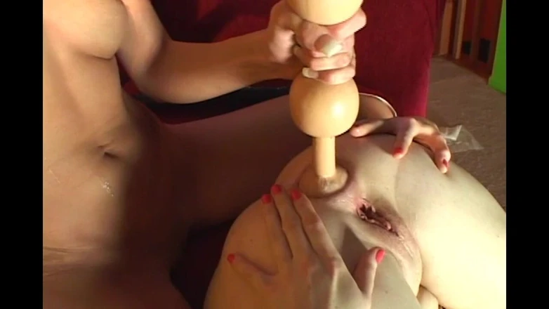 Wet Moments: Redhead and Blonde Love Dildos in Their Ass