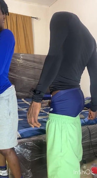 Straight Colleague Gat a Huge Dick
