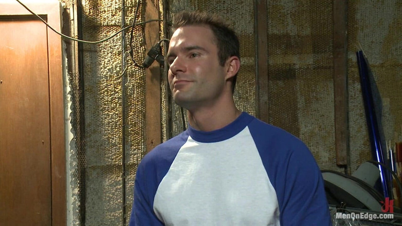 Men on Edge: Captured Baseball Stud Gets Edged in the Locker Room