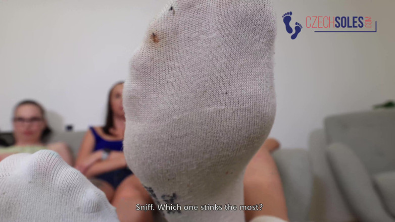 Czech Soles - foot fetish content: Who Has the Most Stinky Socks?