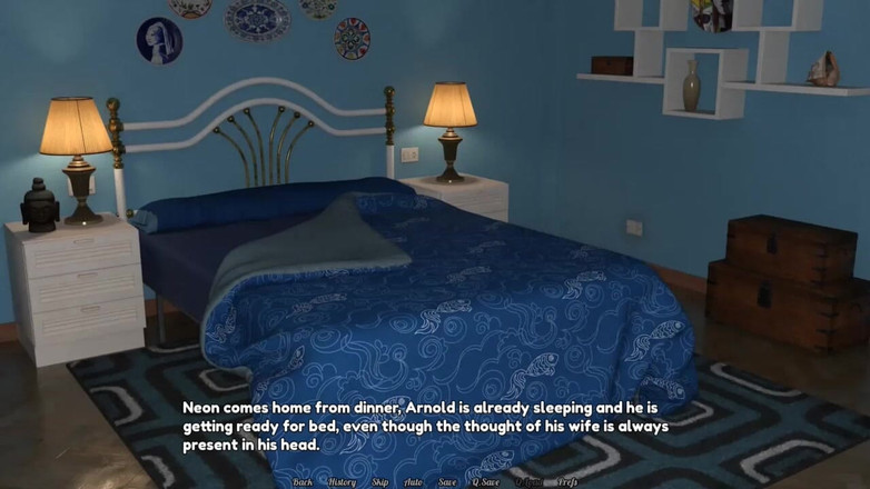 Neon2520: Une femme au foyer parfaite n° 34 appelle son mari tout...