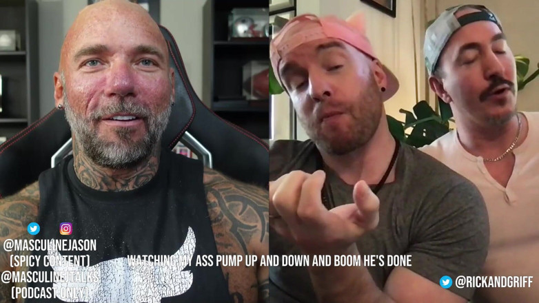 Raw and Uncensored with Masculine Jason: Porn Star Confessions - Rick and griff (episode 132)