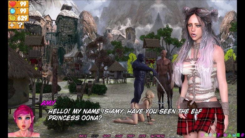 Porny Games: Dungeon slaves v0.57 - Slut gets anal (2/3)