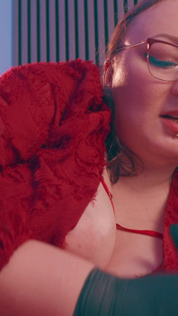 Gloved Handjob Hand Over Mouth - Dominant MILF Medical Gloves Edge & Humiliate Skinny Guy POV