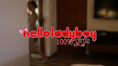 Busty Skinny Ladyboy Takes Advantage of Foreigner