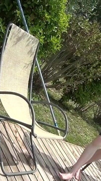 Tattooed Blonde Gets Her Feet Licked and Then Pisses in the Man's Mouth