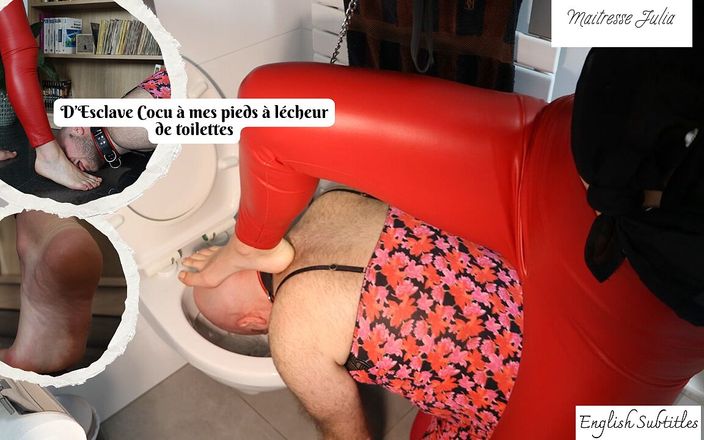 DeesseJulia: Vom cuckold-sklave zu meinen füßen zur gedemütigten toilettenlecker - herrin julia