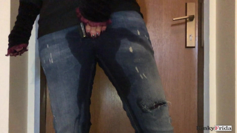 Dominatrix Frida: Pissing compilation - pierced and tattooed girl - pissing pants