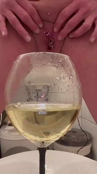 Aqua Pola: Pee in the Glass and Pouring Pee Over Myself and...