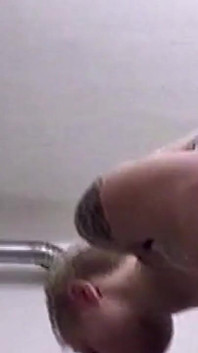 Blonde Babe Deepthroats Throbbing Cock While Squirting Everywhere