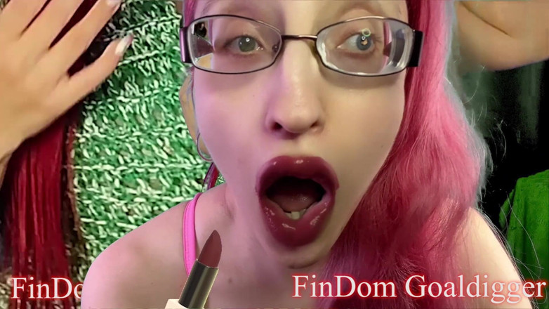 FinDom Goaldigger: Läppstifttransformation