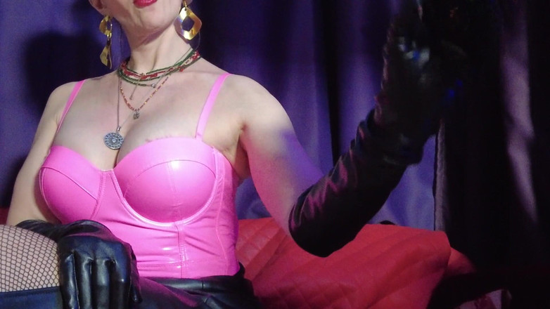 Eva Latexxx: Fetisch-mistress Eva Latex-dominatrix BDSM-femdom-absätze Heißer Großer Arsch MILF Pink Leder