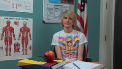 Teach Twinks: Schwuler blonder twink preston andrews gibt interview
