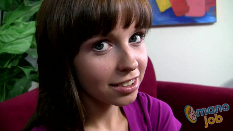 Mano Job: This is barely legal amateur beauty Hayden Winters first time...