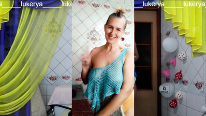Lukerya: Cheerful Lukerya, as Usual, Is Engaged in Erotic Cleaning in...