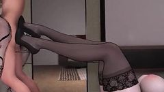3D My Hot BBW Stepsisters Teasing Me to Fuck Their Wet Pussy