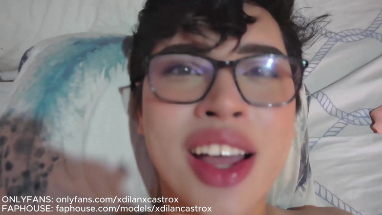 Dilan Castro: Cute Gay Rides Cock Like an Expert Bitch