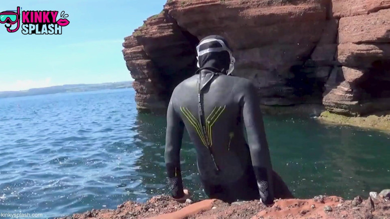 UKCuteGirl Lucy Lauren: Freediving Fetysz Fantasy Fins, Gasps i Underwater Control