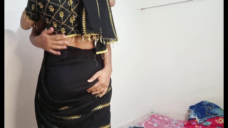 Riya_Moni077: Krásná Saree Bhabi ošukaná svým devarem