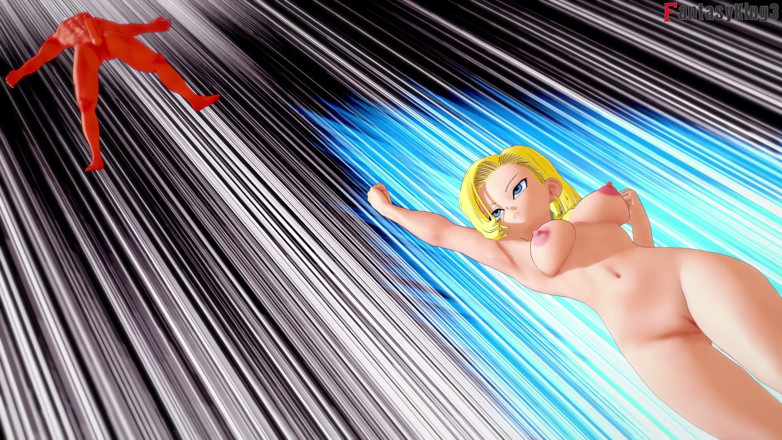 Fantasy king: Krillin เกือบเจอ Android 18 และ Roshi เย็ด - Dragon Ball Zex Series