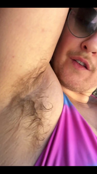 Flashing My Hairy Pits at the Beach