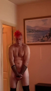 Old Man Masturbating