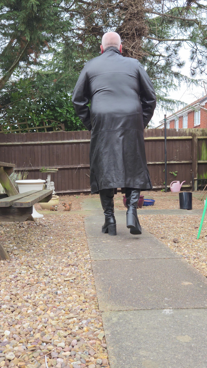 Leatherman63: Läder trenchcoat