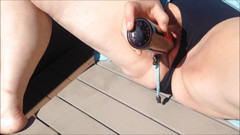 Shooting Star: Na zewnątrz głośny orgazm z butelką, a następnie BJ i...