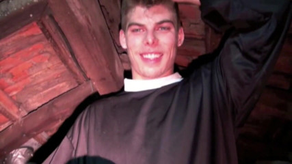 Straight fucking boy in uniform: Kev in fucked by the priest at chucrh