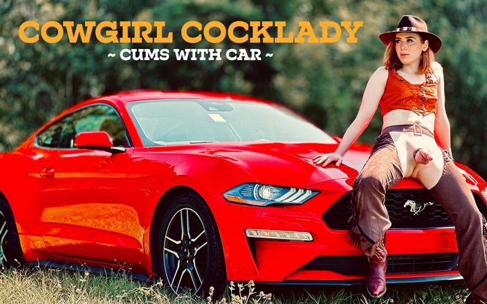 ShiriAllwood: Cowgirl Cocklady Cums with Car