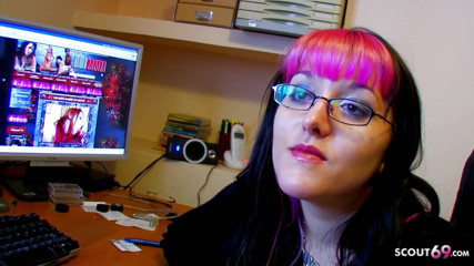 Full porn collection: Skinny teen ginger with glasses lets her stepbrother fuck her...