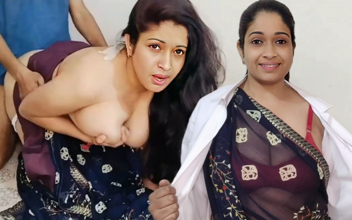 FantacyCouple: Bhabhi perawat panas India menyetubuhi mantan suami dengan saree desi