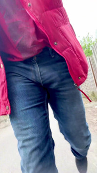 Out Walking Commando and the Monster Inside My Jeans Is Bulging Out