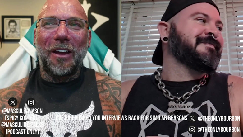 Raw and Uncensored with Masculine Jason: Porn Star Confessions - Bourbon (episode 182)