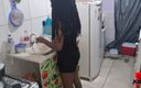 Joao the Safado: Marido acorda querendo foder sua esposa na cozinha fazendo ela...