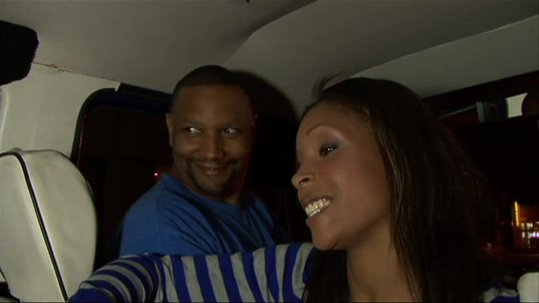 CBD Media Interracial: Petite ebony teen gets licked and fucked in the car