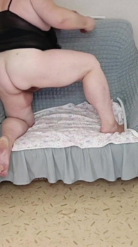 시어머누와 딜도 그녀의 큰 보지