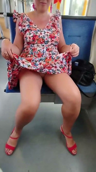 On a Hot Day on a Tram