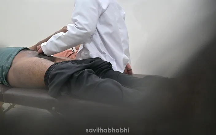 savithabhabhi: Lady Doctor Checking Patient in Hospital