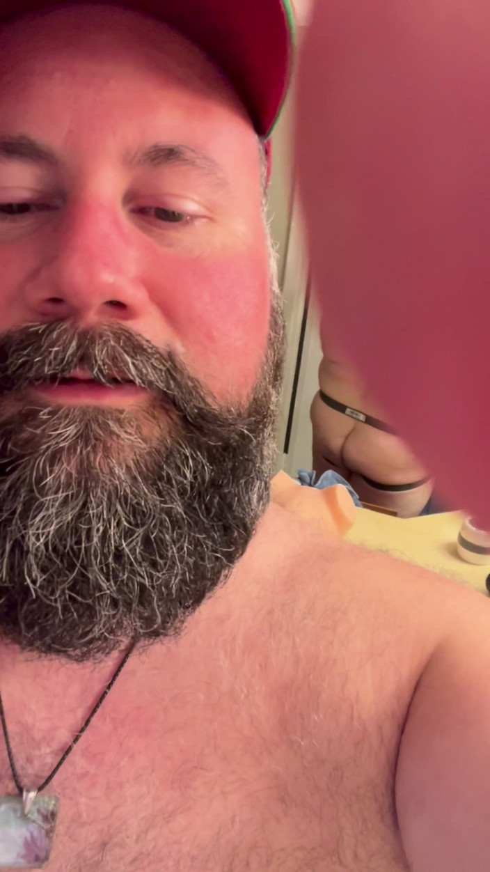 Komatik Productions: Eating My Load off a Toy Pussy