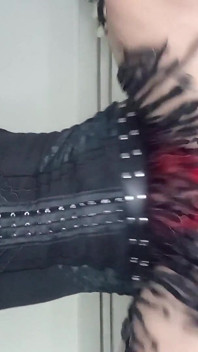 Spanish Crossdresser Riding Dick