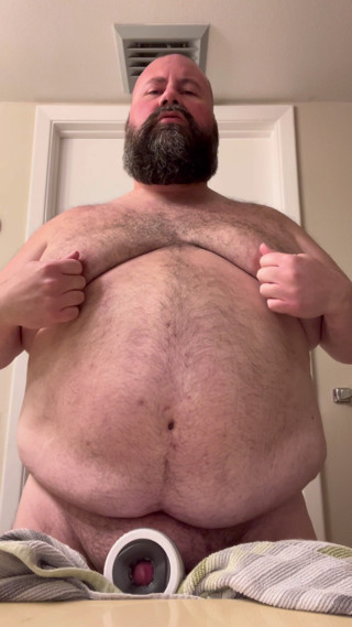 Florida Bear: Orgasmo com brinquedo vibrador