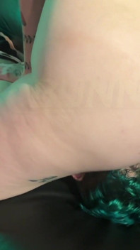 Young Girl Smearing Her Pink Pussy in Her Boyfriend's Face