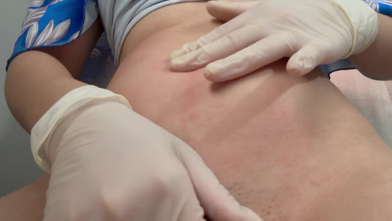 AmayaMori: Hraji si s pupkem v lékařských rukavicích