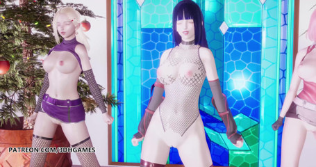 3D-Hentai Games: De două ori - Simte un dans nud special Ino Sakura...