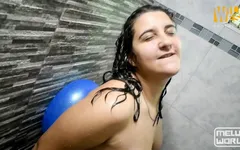 Wet and Big Balloon