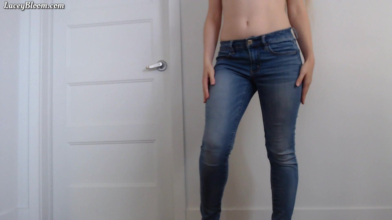 Lacey Bloom: Denim Fetish with Hitachi